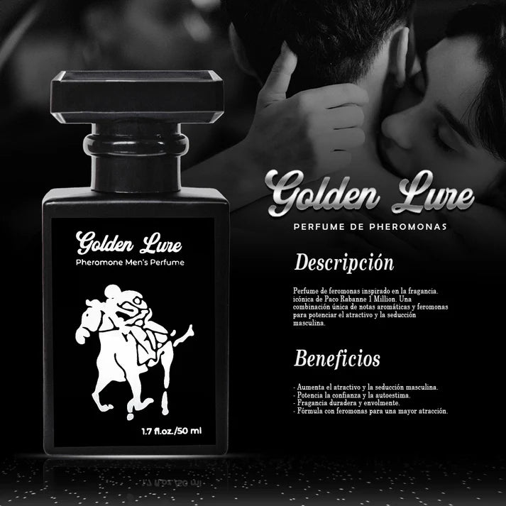 GOLDEN LURE MEN™ - PERFUME DE FEROMONAS 100% EFECTIVO